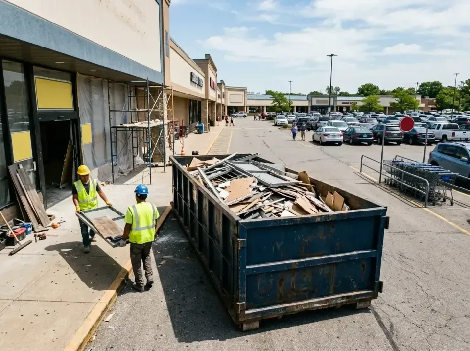 retail-store-renovation-debris-003 — frequently asked questions, Roll-off Dumpster Rentals in Pikeville, TN